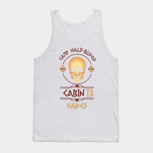 Cabin #13 in Camp Half Blood, Child of Hades – Percy Jackson inspired design Tank Top by NxtArt